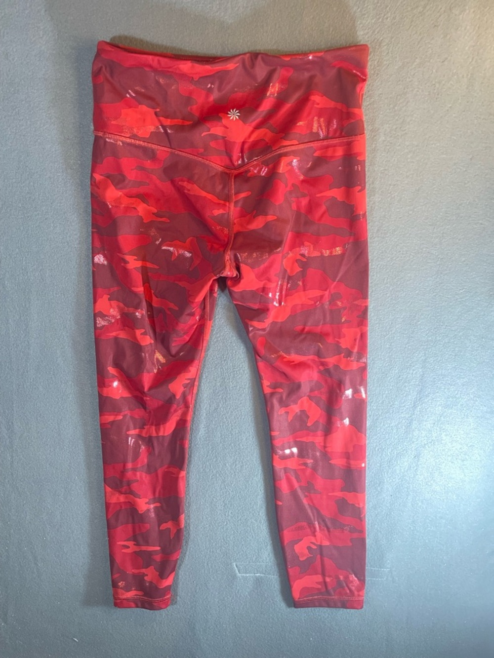 Athleta Red Camouflage High-Rise Leggings - Picture 6 of 6